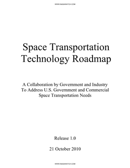 Space Transportation Technology Roadmap