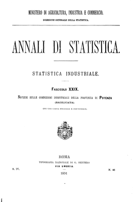 Annali Di Statistica (1891)