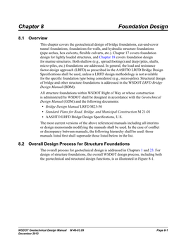 Chapter 8 Foundation Design