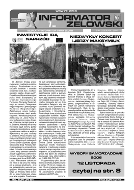 Czytaj Na Str. 8 Dzi W Sk³ad Kolejnego Etapu Paÿdziernik 2007 Roku