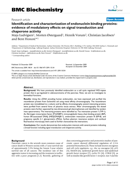 BMC Biochemistry Biomed Central