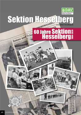 Sektionsheft Der DAV-Sektion Hesselberg
