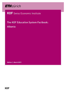 The KOF Education System Factbook: Albania