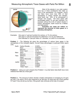 Measuring Atmospheric Trace Gases with Parts Per Million 8