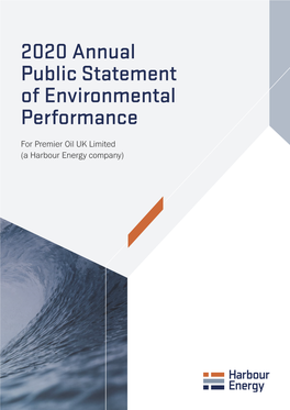 Premier Oil Environmental Report 2020 (In .Pdf)