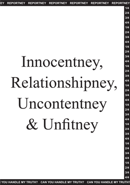 Innocentney, Relationshipney, Uncontentney & Unfitney