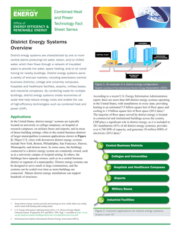 District Energy Systems Overview
