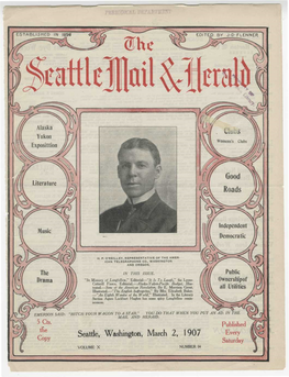 Published Seattle, Washington, March 2, 1907 Every