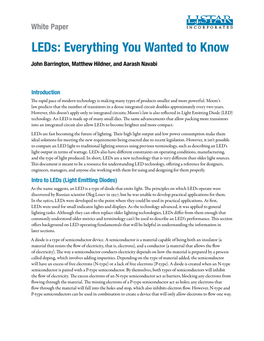 Leds: Everything You Wanted to Know