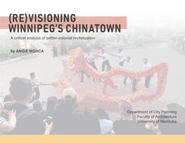 (Re)Visioning Winnipeg's Chinatown