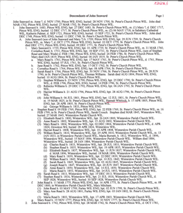 Descendants of John Seaward Page 1 John Seaward M. Anne 7, D. NOV