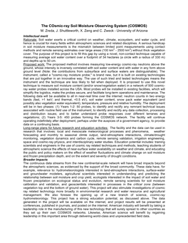 The Cosmic-Ray Soil Moisture Observing System (COSMOS) M