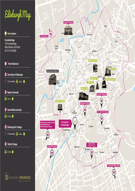 Edinburgh Map O R G T B I R ORET E E Royal Botanical Gardens GREE E T