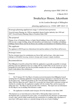 Swakeleys House, Ickenham