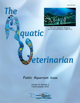 The Aquatic Veterinarian 2016 10(4)