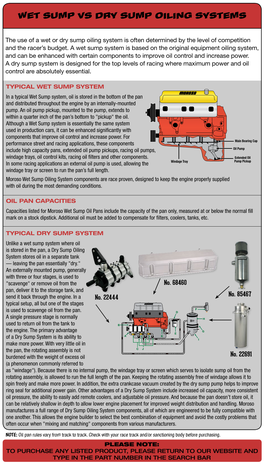 Wet Sump Vs Dry Sump Oiling Systems