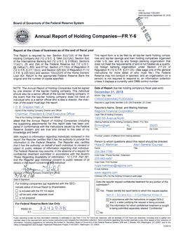 Annual Report of Holding Companies-FR
