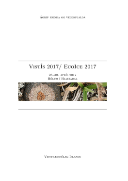 Vistís 2017/ Ecoice 2017