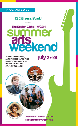 Boston Summer Arts Weekend