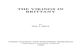 The Vikings in Brittany