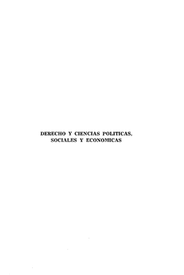 DERECHO Y CIENCIAS POLITICAS, SOCIALES Y ECONOMICAS LA ESTRUCTURA SOCIAL CRIBCRA