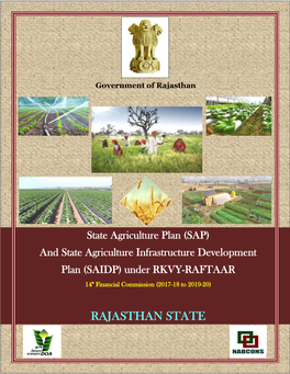 And State Agriculture Infrastructure Development Plan (SAIDP) Under RKVY-RAFTAAR 14Th Financial Commission (2017-18 to 2019-20)