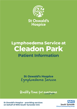 Cleadon Park Patient Information