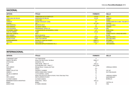 Nacional Internacional