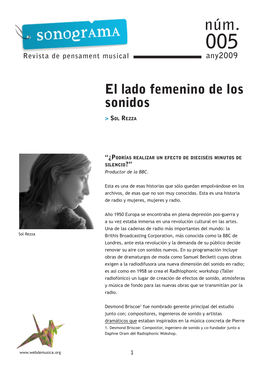 El Lado Femenino De Los Sonidos