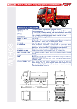 MITHOS TWIN-Wheelheavy-Duty Agricultural/Work Vehicle