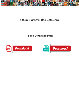 Official Transcript Request Necco