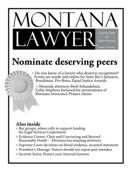 Montana Lawyers Are Amazing! Mock Trials