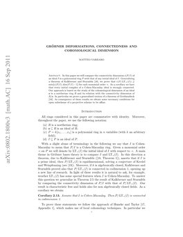 Arxiv:0802.1800V3 [Math.AC] 16 Sep 2011 Pedx1,Wihmksueo Oa Ooooytcnqe.I Par in Techniques