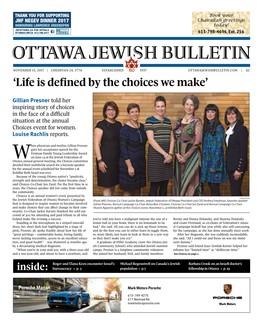 Ottawa Jewish Bulletin