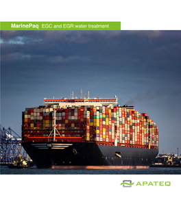Marinepaq EGC and EGR Water Treatment INTRODUCTION