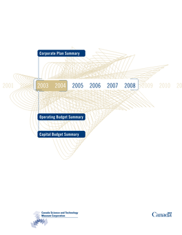 Corporate Plan Summary 2003–2004 to 2007–2008