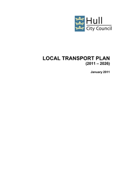 Local Transport Plan (2011 – 2026)