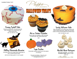 Not So Sinister Cupcakes Spooky Halloween Cake Sugar Cookies