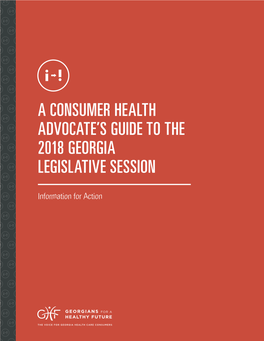 A Consumer Health Advocate's Guide to the 2018