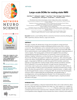 Large-Scale Dcms for Resting-State Fmri