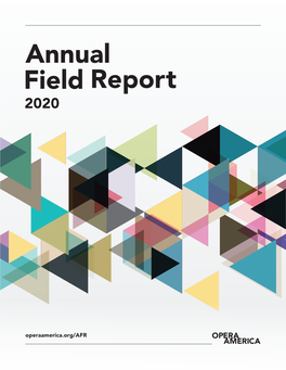 Annual Field Report 2020