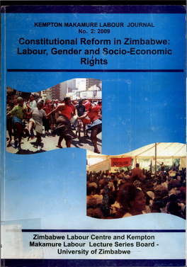 Constitutional Reform in Zimbabwe: Labour, Gender and Rights