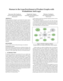 Human in the Loop Enrichment of Product Graphs with Probabilistic Soft Logic