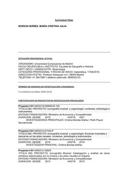 Curriculum Vitae