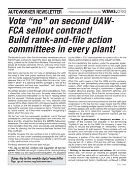 FCA Sellout Contract!