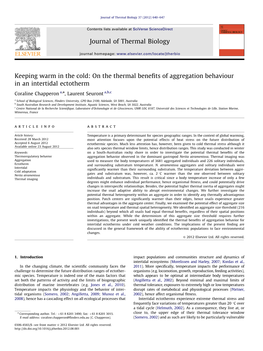 Keeping Warm in the Cold on the Thermal Benefits of Aggregation