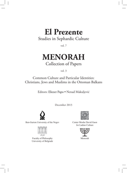 El Prezente MENORAH