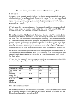 The Level Crossings in South Lincolnshire and North Cambridgeshire