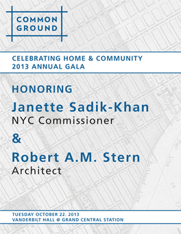 Janette Sadik-Khan & Robert A.M. Stern