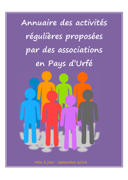 Annuaire Des Activités Régulières Proposées Par Des Associations En Pays D’Urfé